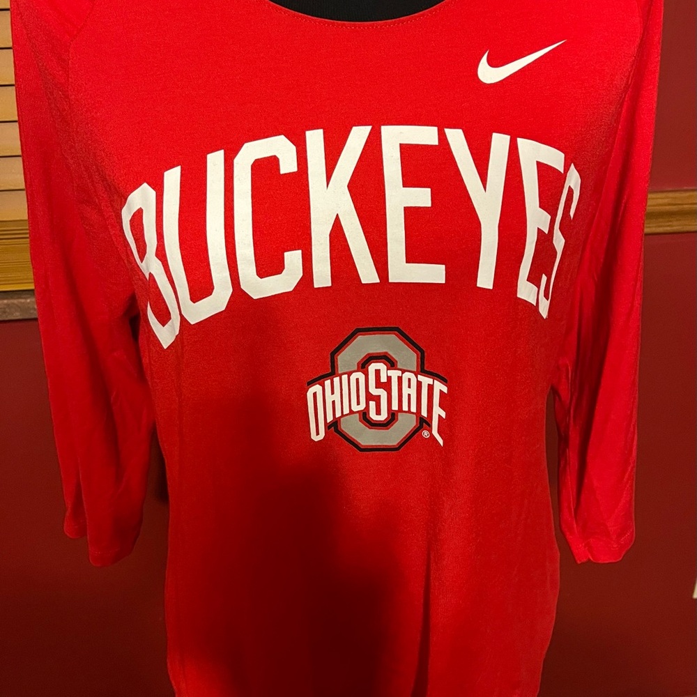 Nike Scarlet Buckeyes Ohio State Shirt
